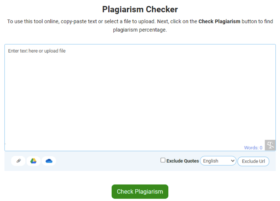 Plagiarism Check